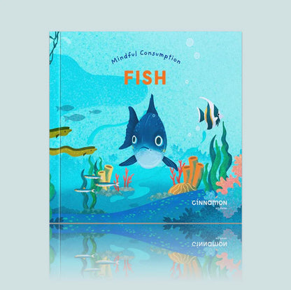 Book cover with an underwater scene featuring fish and the title 'Fish'.